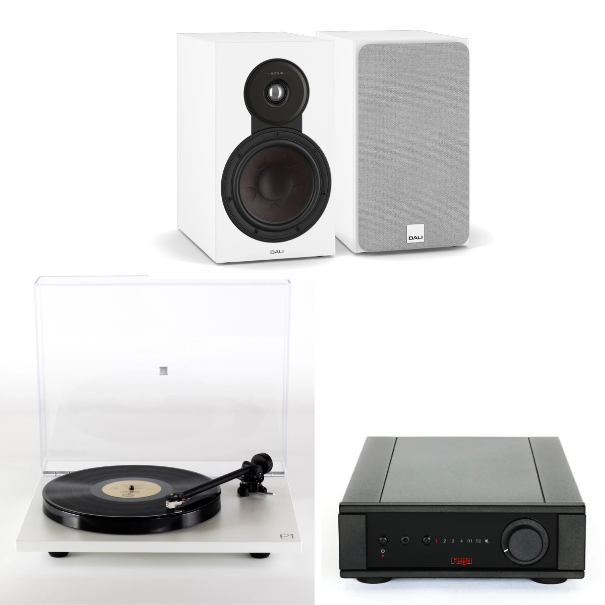 Pack Tornamesa Planar 1 + Amplificador Brio MK7 + Parlantes Sonik 3