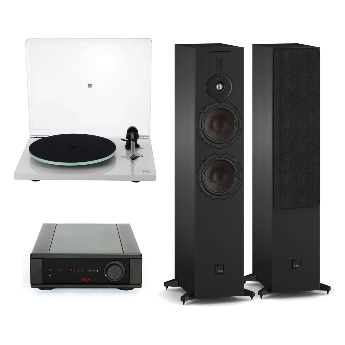 Pack Tornamesa Planar 2 + Amplificador Brio MK7 + Parlantes Sonik 7 (Preventa: Despachos a partir del 16 de Julio)