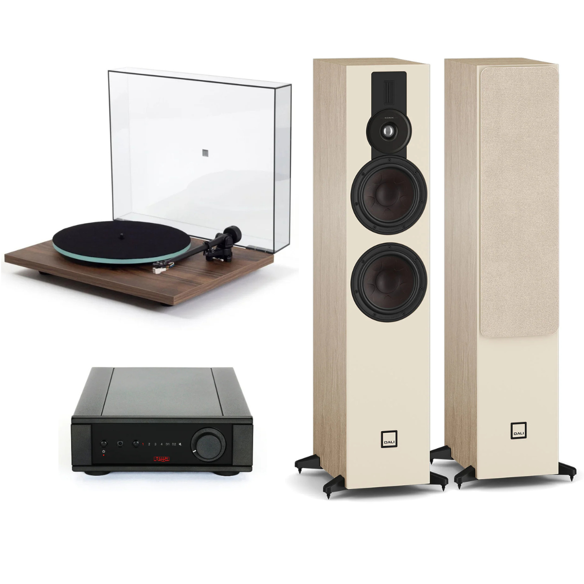 Pack Tornamesa Planar 2 + Amplificador Brio MK7 + Parlantes Sonik 7 (Preventa: Despachos a partir del 16 de Julio)