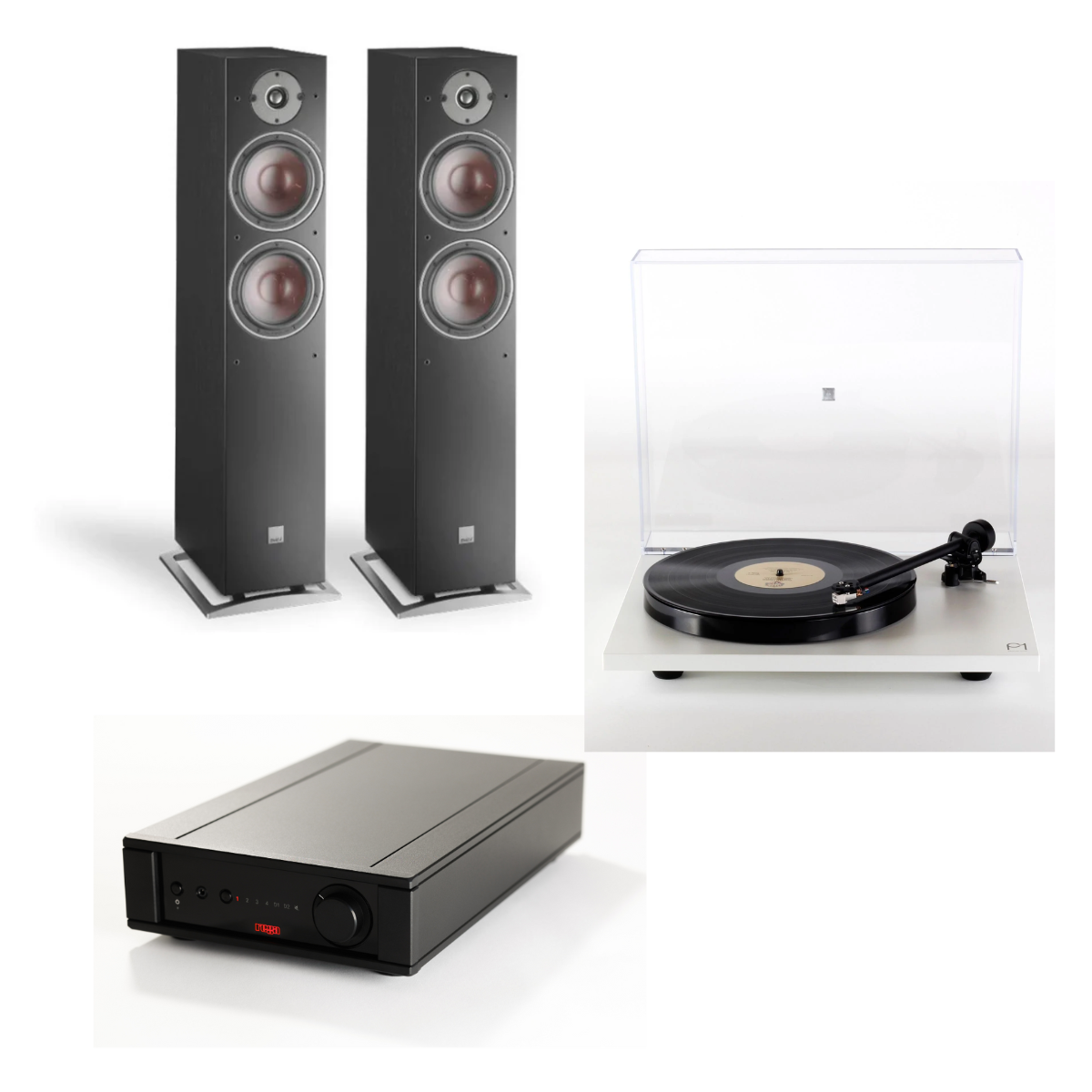 Pack Tornamesa Planar 1 Matt + Amplificador Brio MK7 + Parlantes Oberon 7