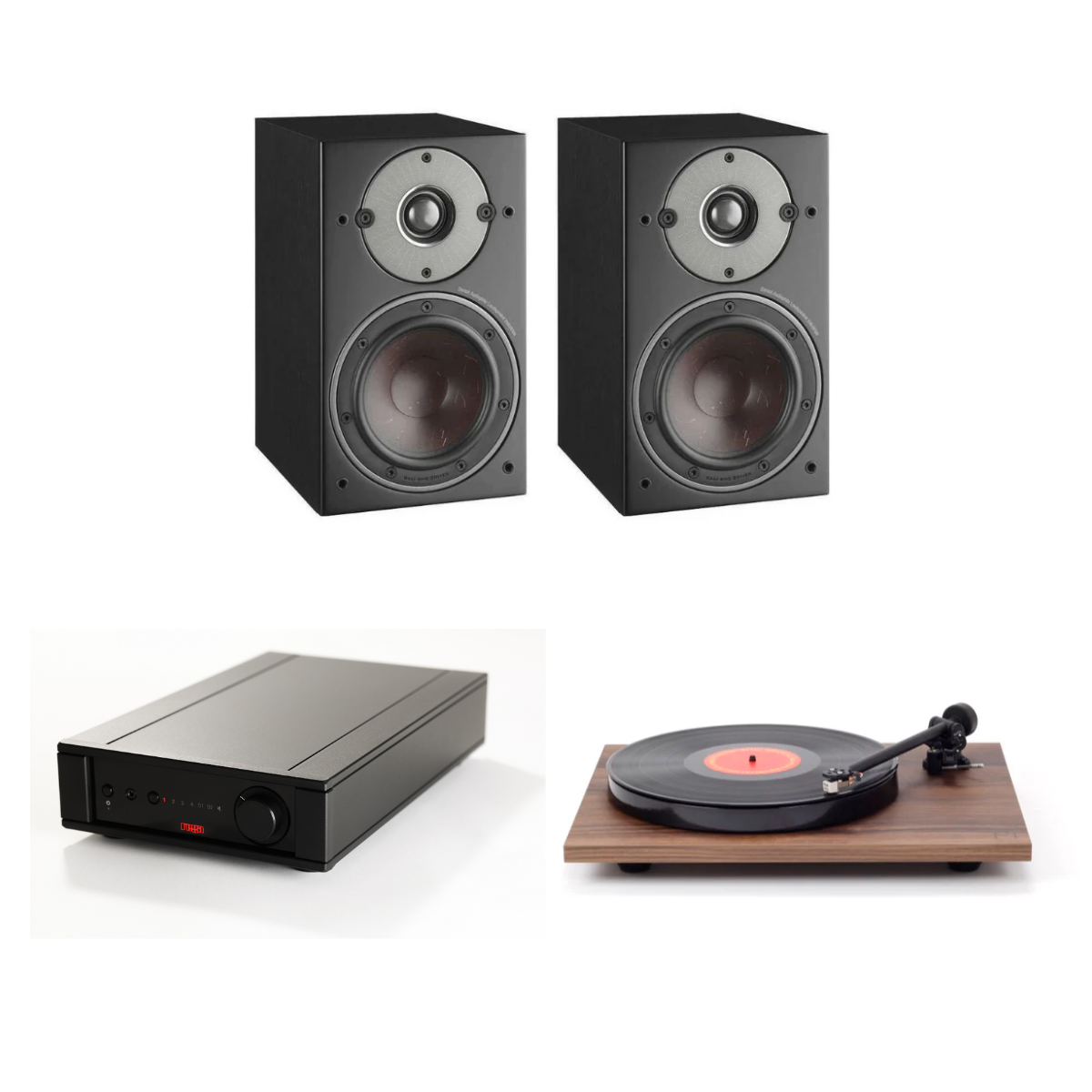 Pack Tornamesa Planar 1 Matt + Amplificador Brio MK7 + Parlantes Oberon 1