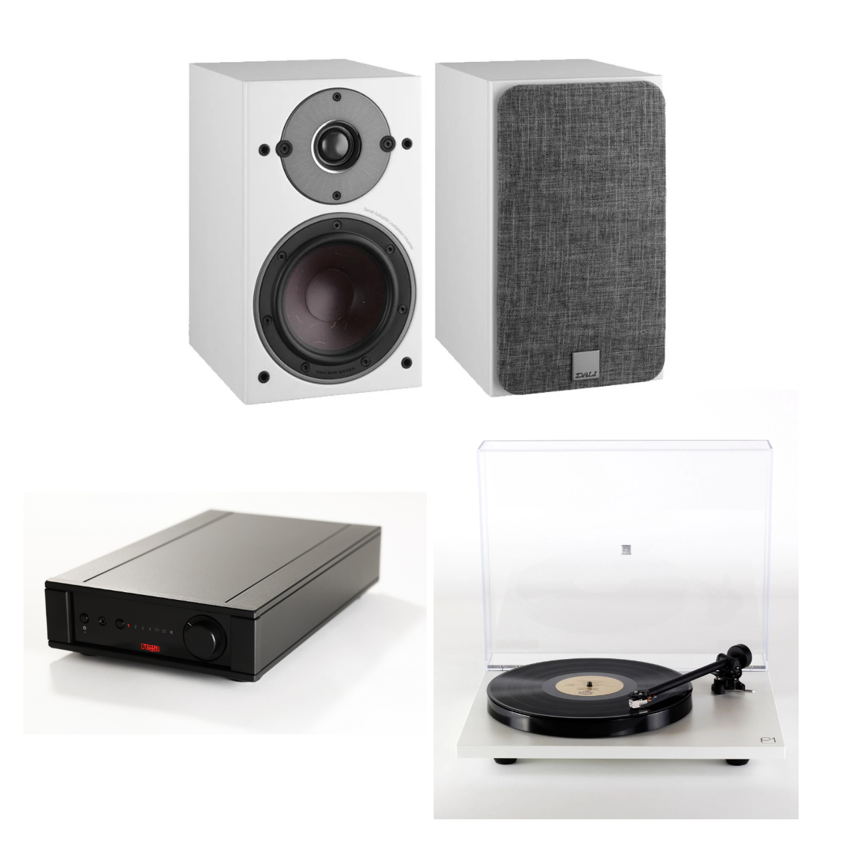 Pack Tornamesa Planar 1 Matt + Amplificador Brio MK7 + Parlantes Oberon 1