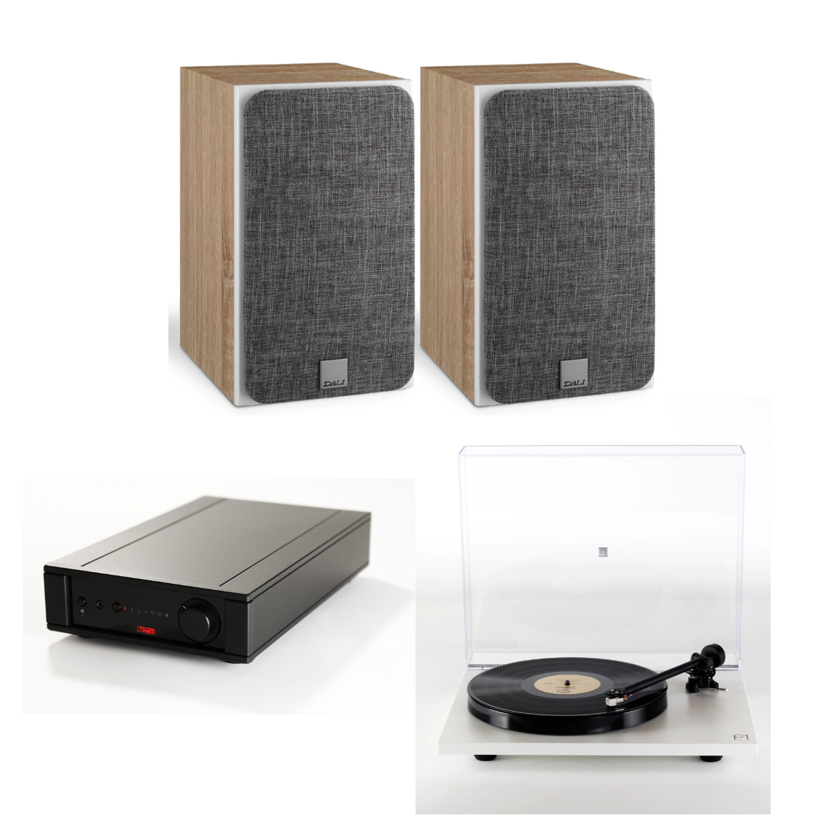 Pack Tornamesa Planar 1 Matt + Amplificador Brio MK7 + Parlantes Oberon 1
