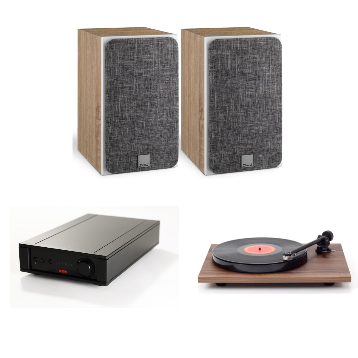 Pack Tornamesa Planar 1 Matt + Amplificador Brio MK7 + Parlantes Oberon 1