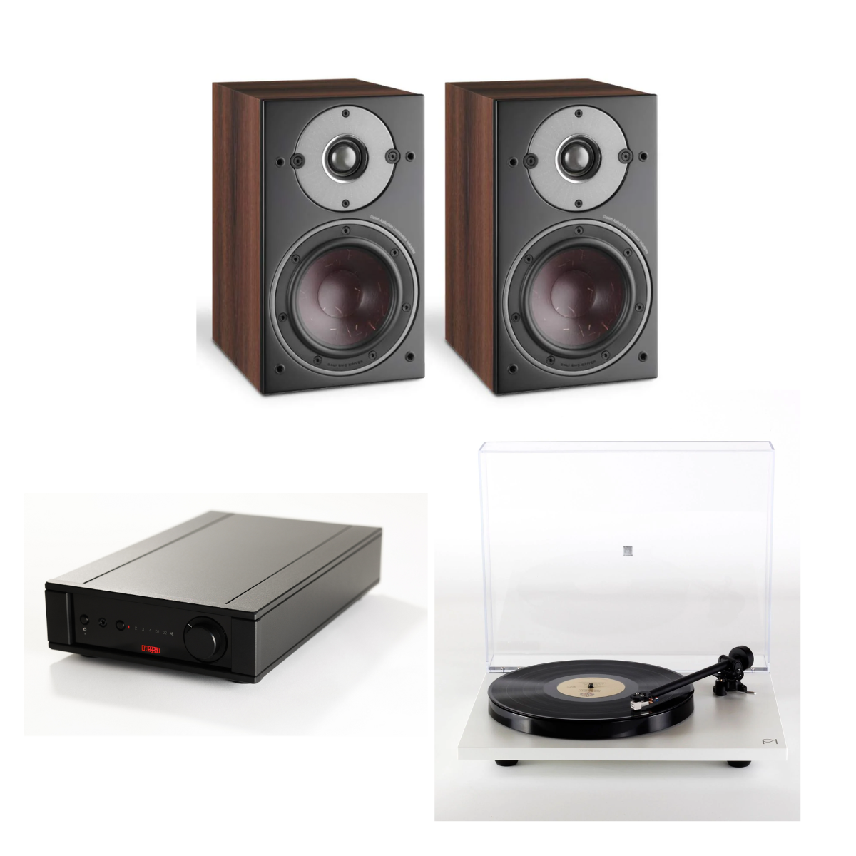 Pack Tornamesa Planar 1 Matt + Amplificador Brio MK7 + Parlantes Oberon 1