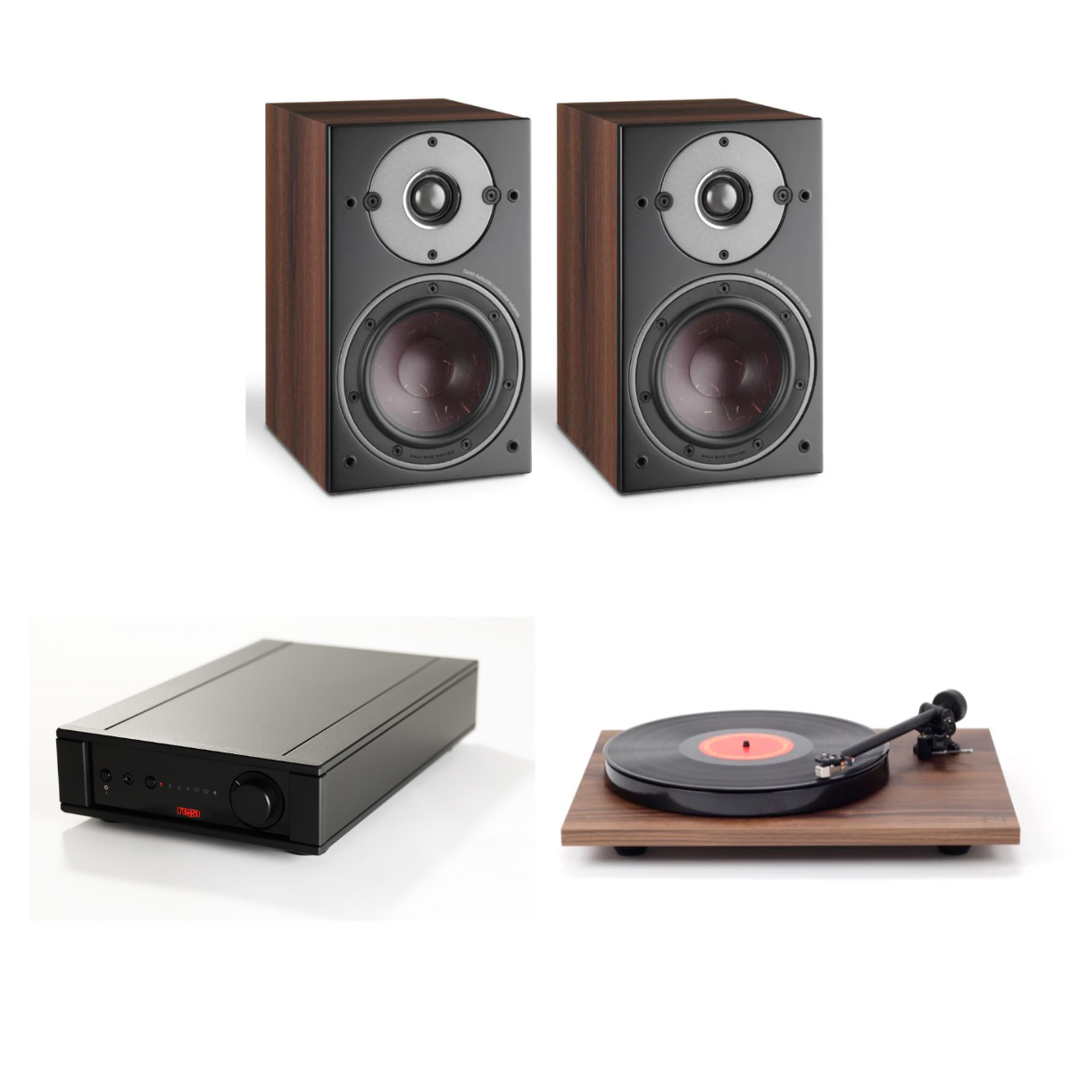 Pack Tornamesa Planar 1 Matt + Amplificador Brio MK7 + Parlantes Oberon 1