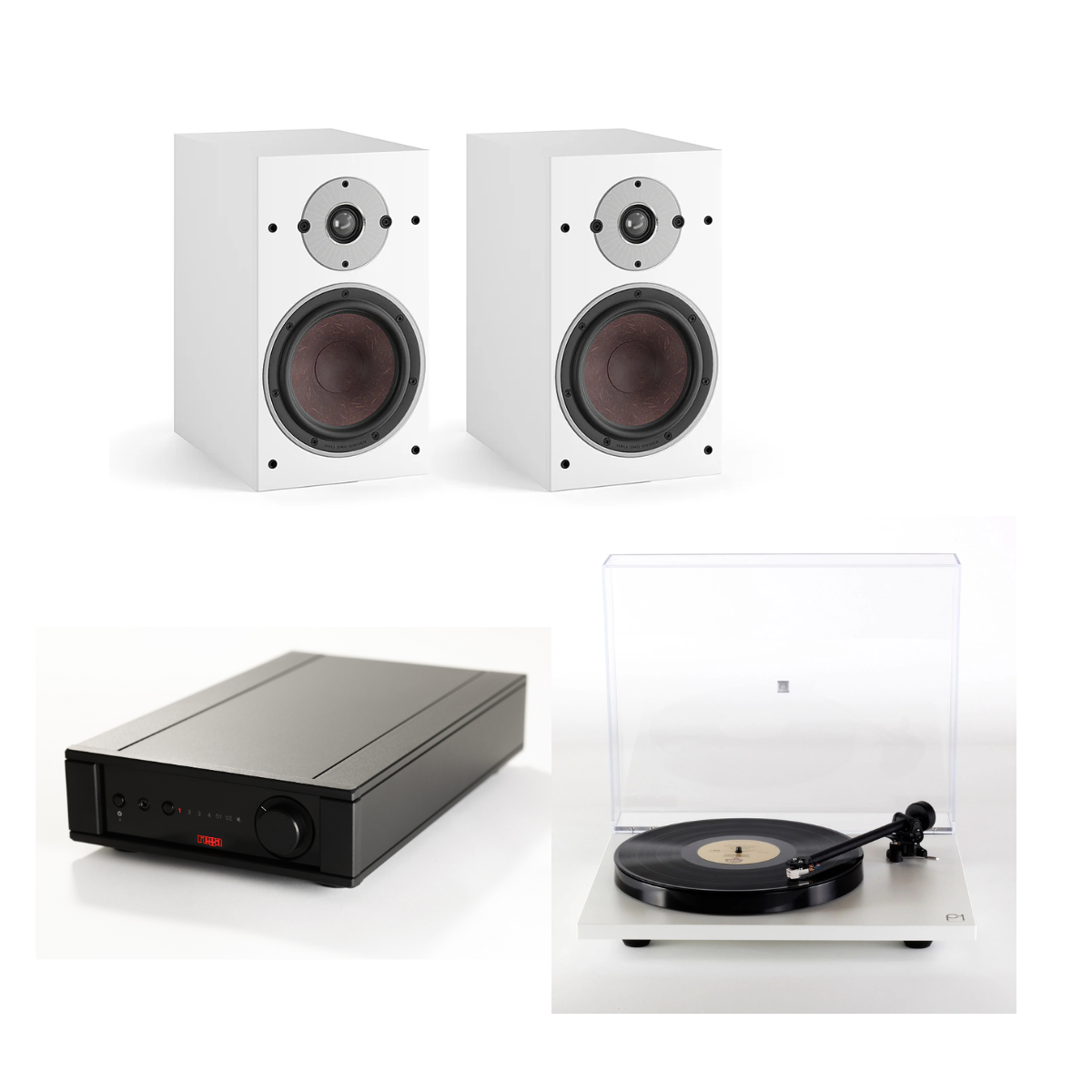 Pack Tornamesa Planar 1 Matt + Amplificador Brio MK7 + Parlantes Oberon 3