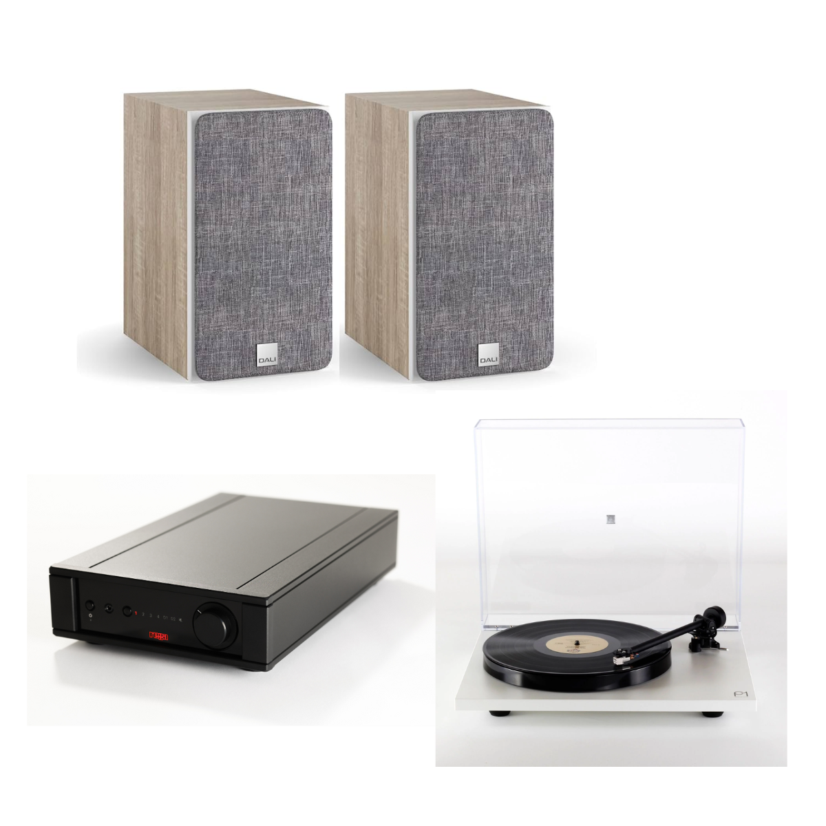 Pack Tornamesa Planar 1 Matt + Amplificador Brio MK7 + Parlantes Oberon 3