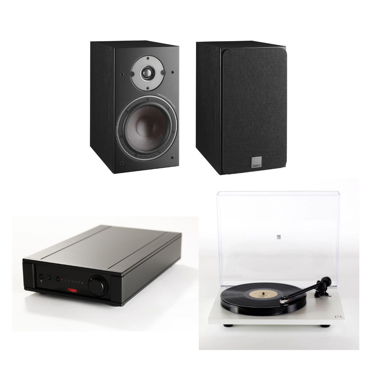 Pack Tornamesa Planar 1 Matt + Amplificador Brio MK7 + Parlantes Oberon 3