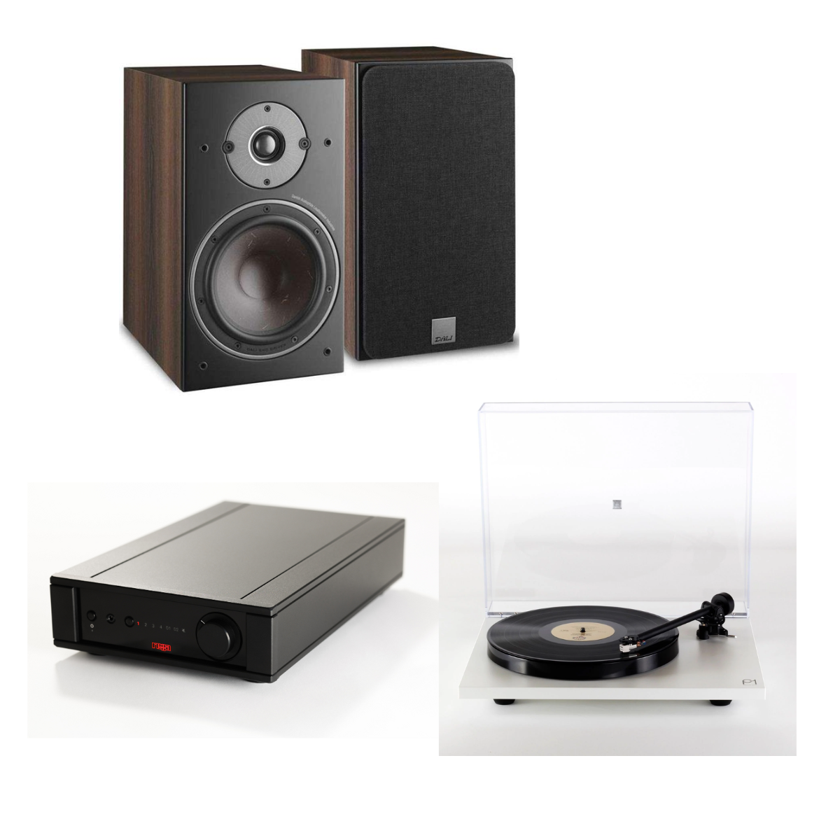 Pack Tornamesa Planar 1 Matt + Amplificador Brio MK7 + Parlantes Oberon 3