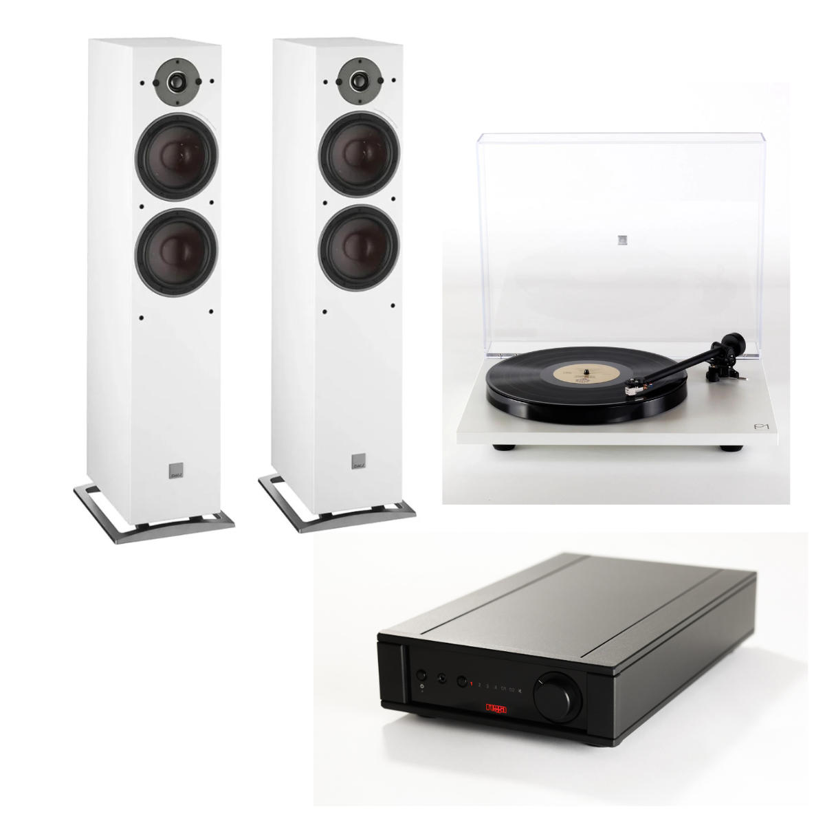 Pack Tornamesa Planar 1 Matt + Amplificador Brio MK7 + Parlantes Oberon 7