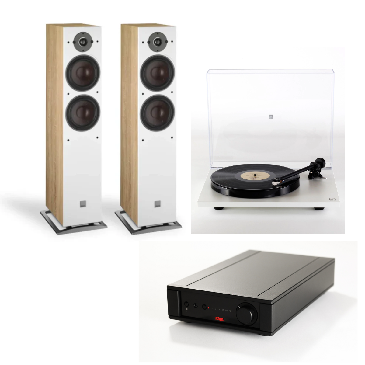 Pack Tornamesa Planar 1 Matt + Amplificador Brio MK7 + Parlantes Oberon 7