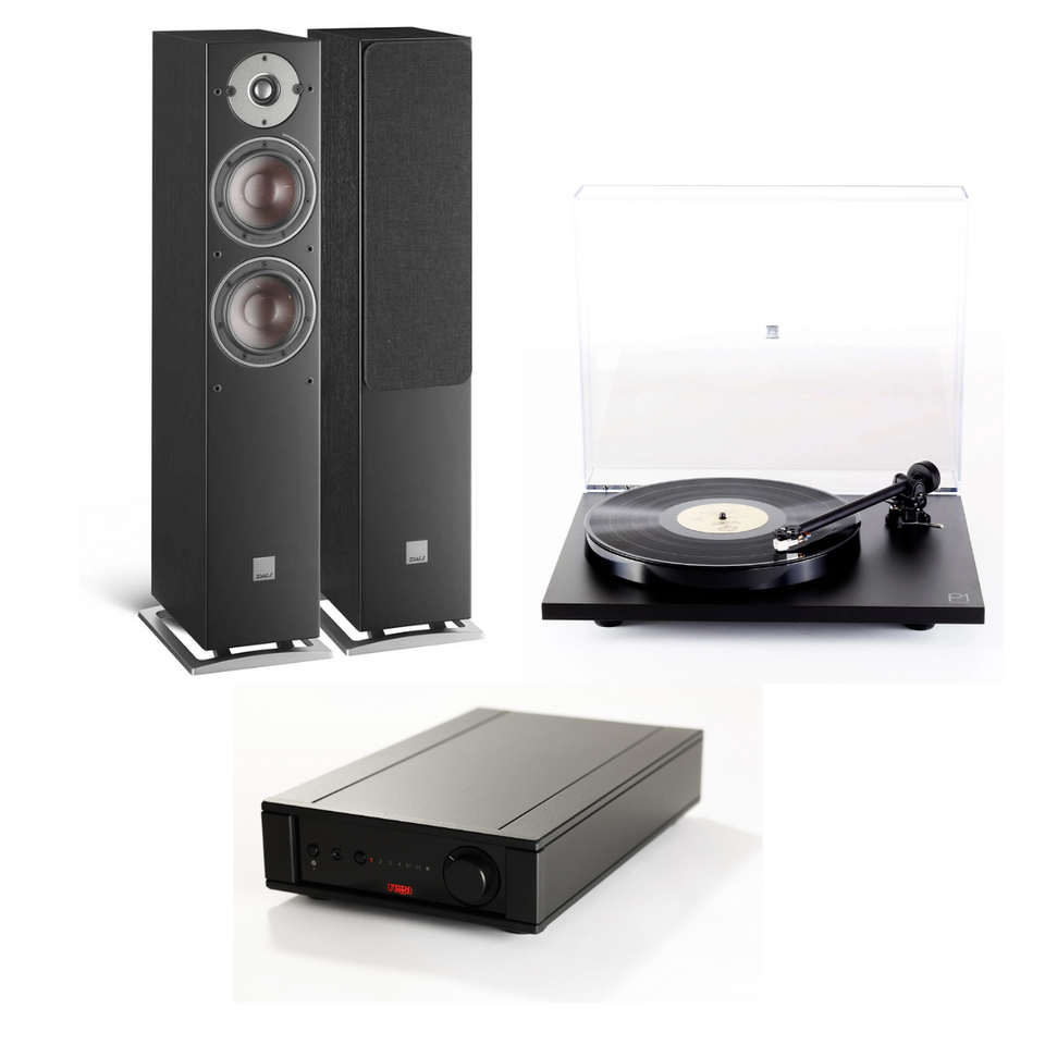 Pack Tornamesa Planar 1 Matt + Amplificador Brio MK7 + Parlantes Oberon 5