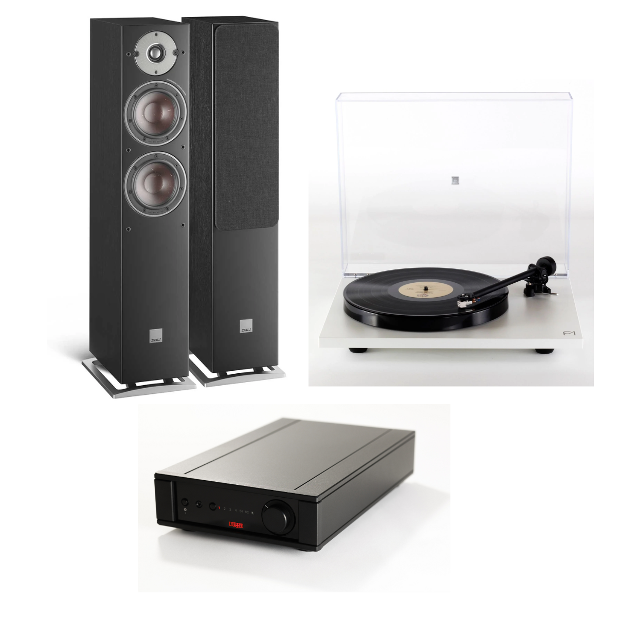 Pack Tornamesa Planar 1 Matt + Amplificador Brio MK7 + Parlantes Oberon 5