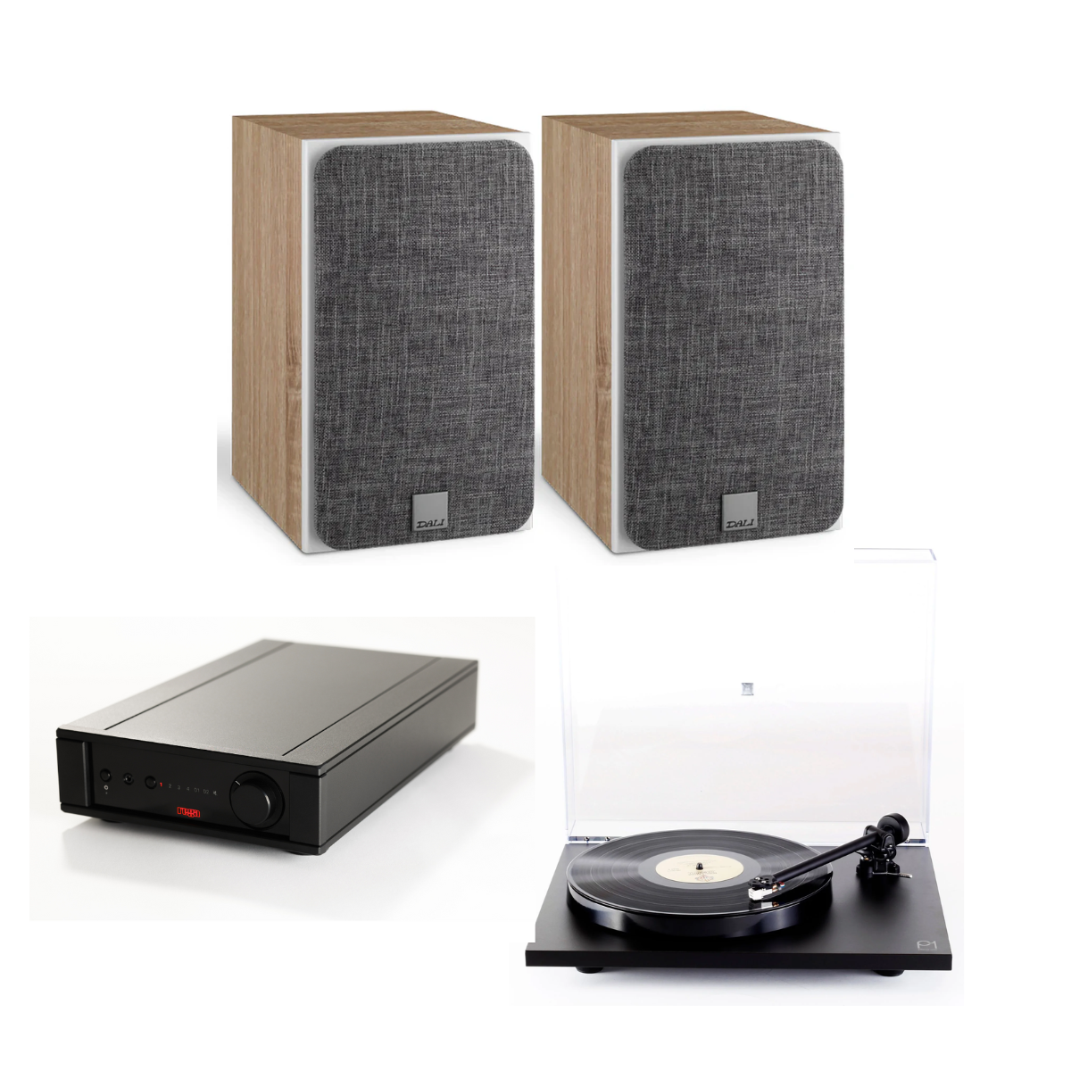 Pack Tornamesa Planar 1 Matt + Amplificador Brio MK7 + Parlantes Oberon 1