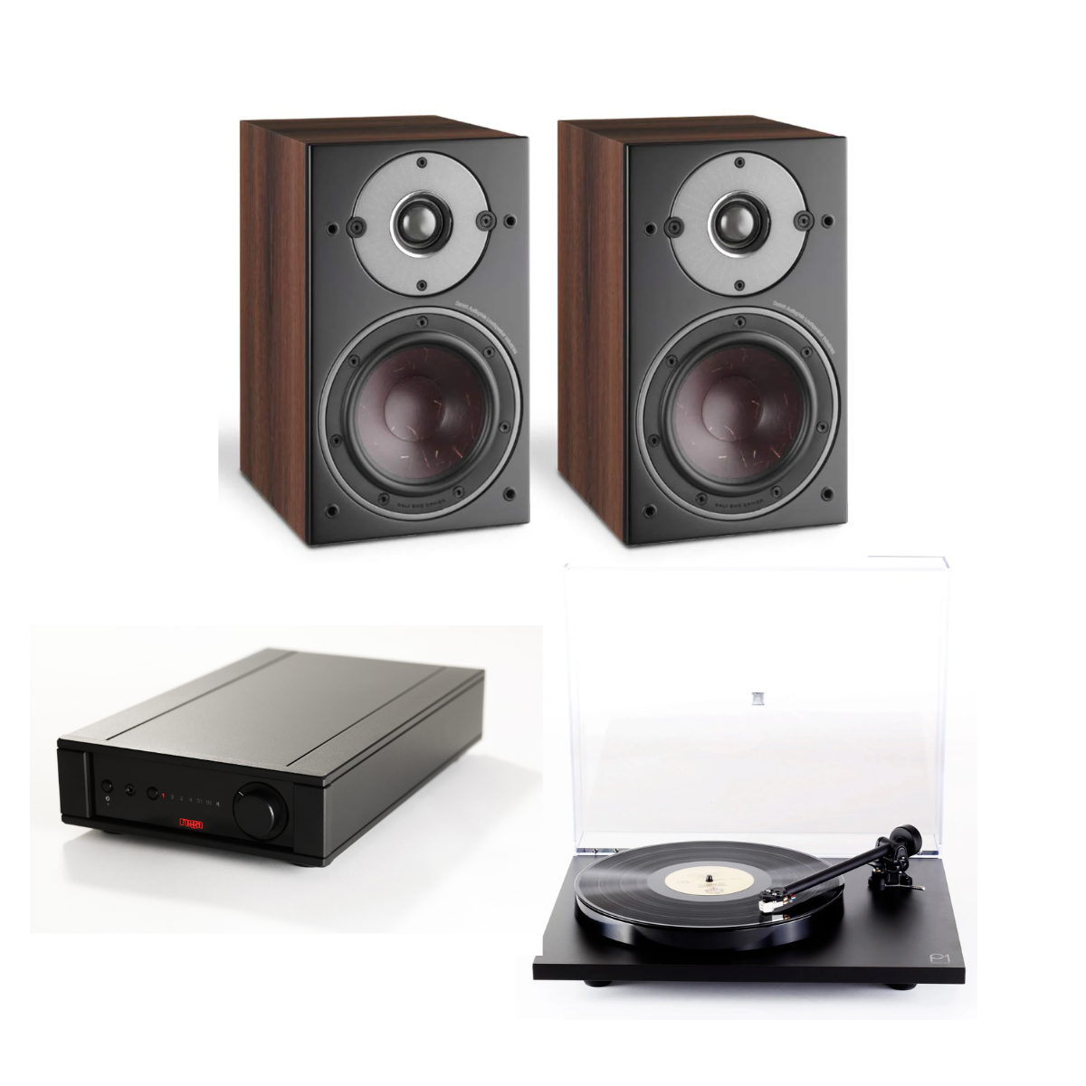 Pack Tornamesa Planar 1 Matt + Amplificador Brio MK7 + Parlantes Oberon 1
