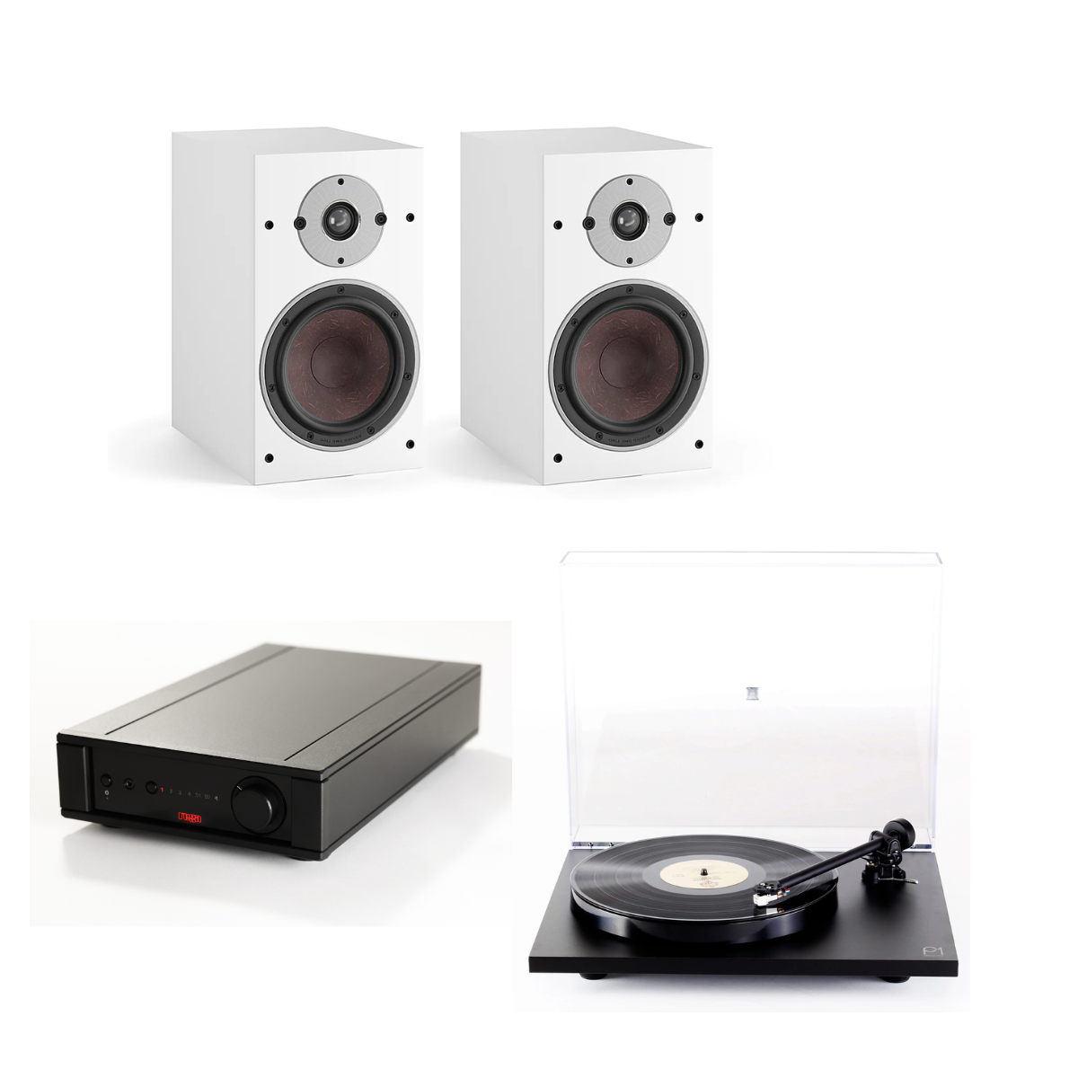 Pack Tornamesa Planar 1 Matt + Amplificador Brio MK7 + Parlantes Oberon 3