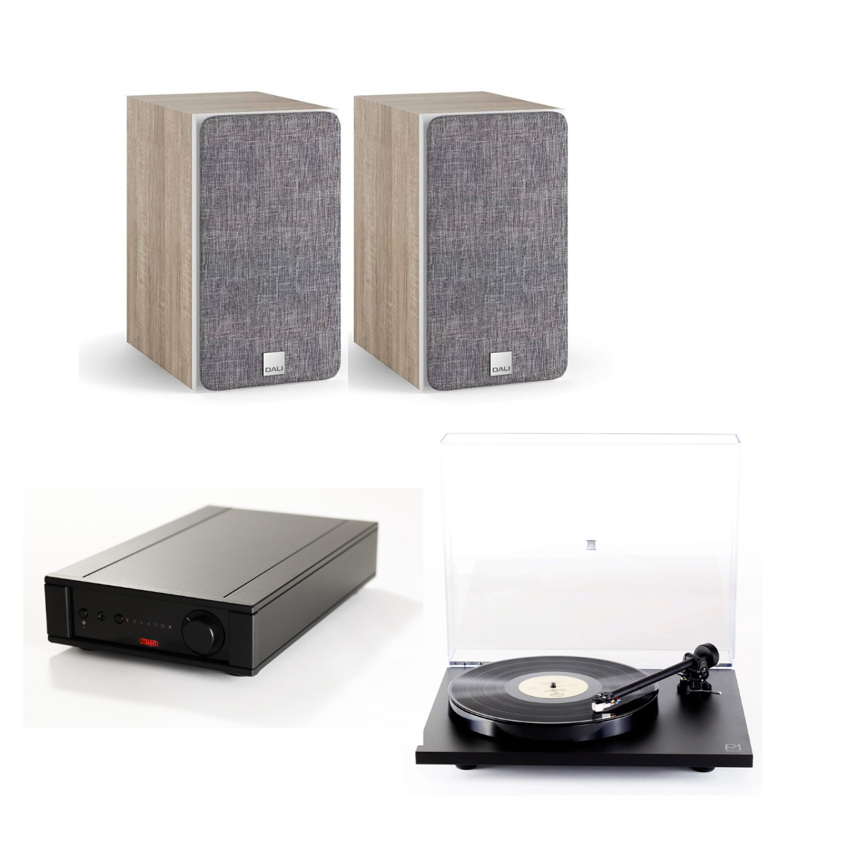 Pack Tornamesa Planar 1 Matt + Amplificador Brio MK7 + Parlantes Oberon 3