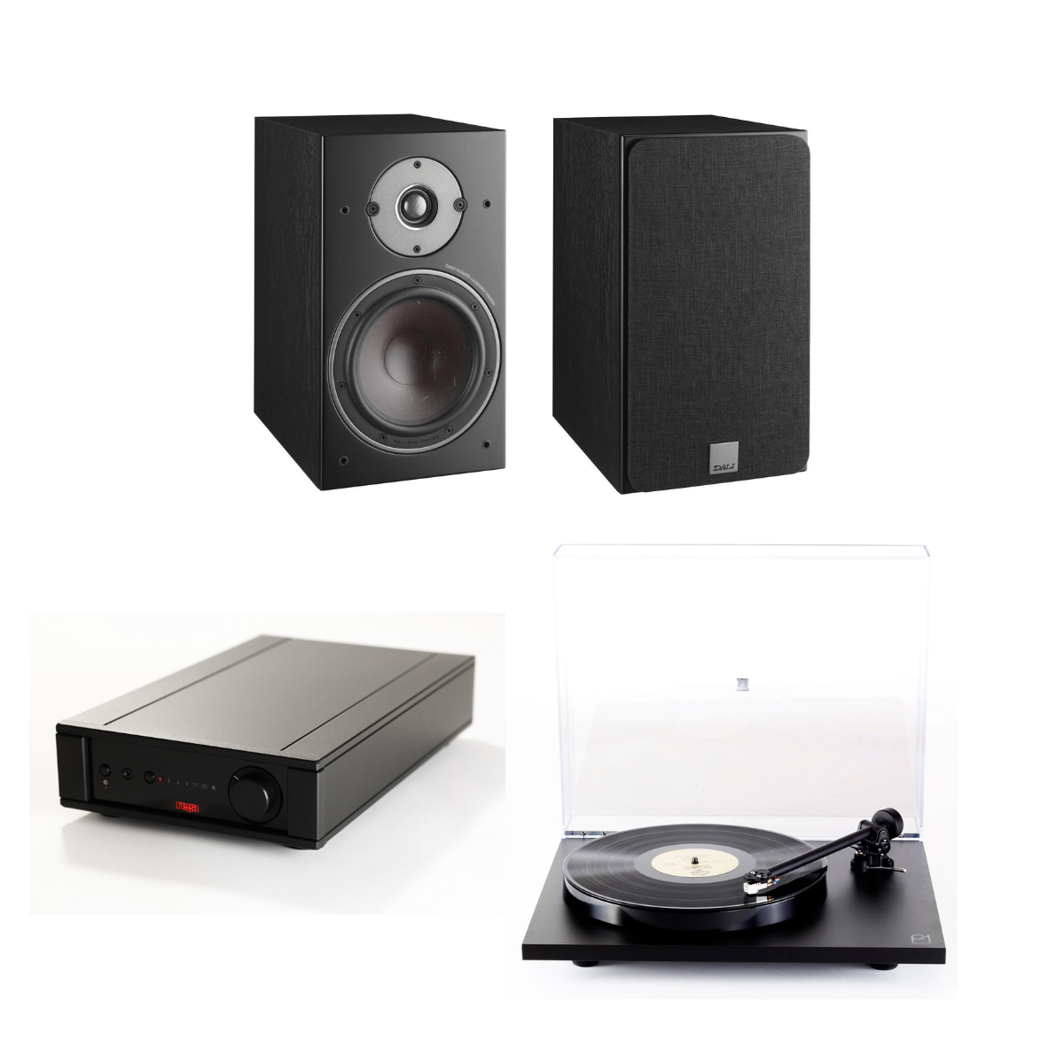 Pack Tornamesa Planar 1 Matt + Amplificador Brio MK7 + Parlantes Oberon 3