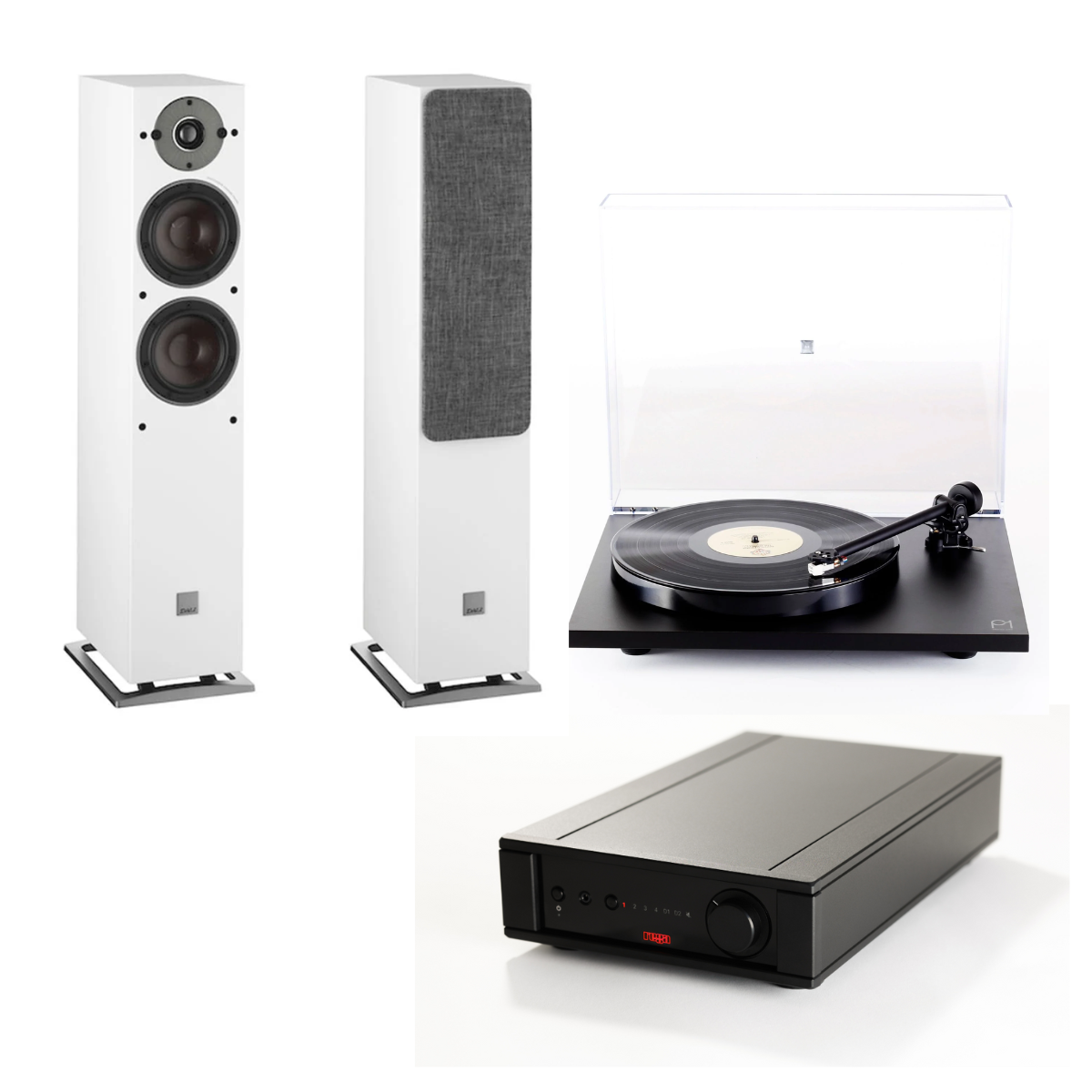 Pack Tornamesa Planar 1 Matt + Amplificador Brio MK7 + Parlantes Oberon 5