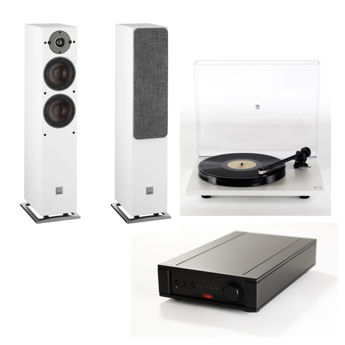 Pack Tornamesa Planar 1 Matt + Amplificador Brio MK7 + Parlantes Oberon 5