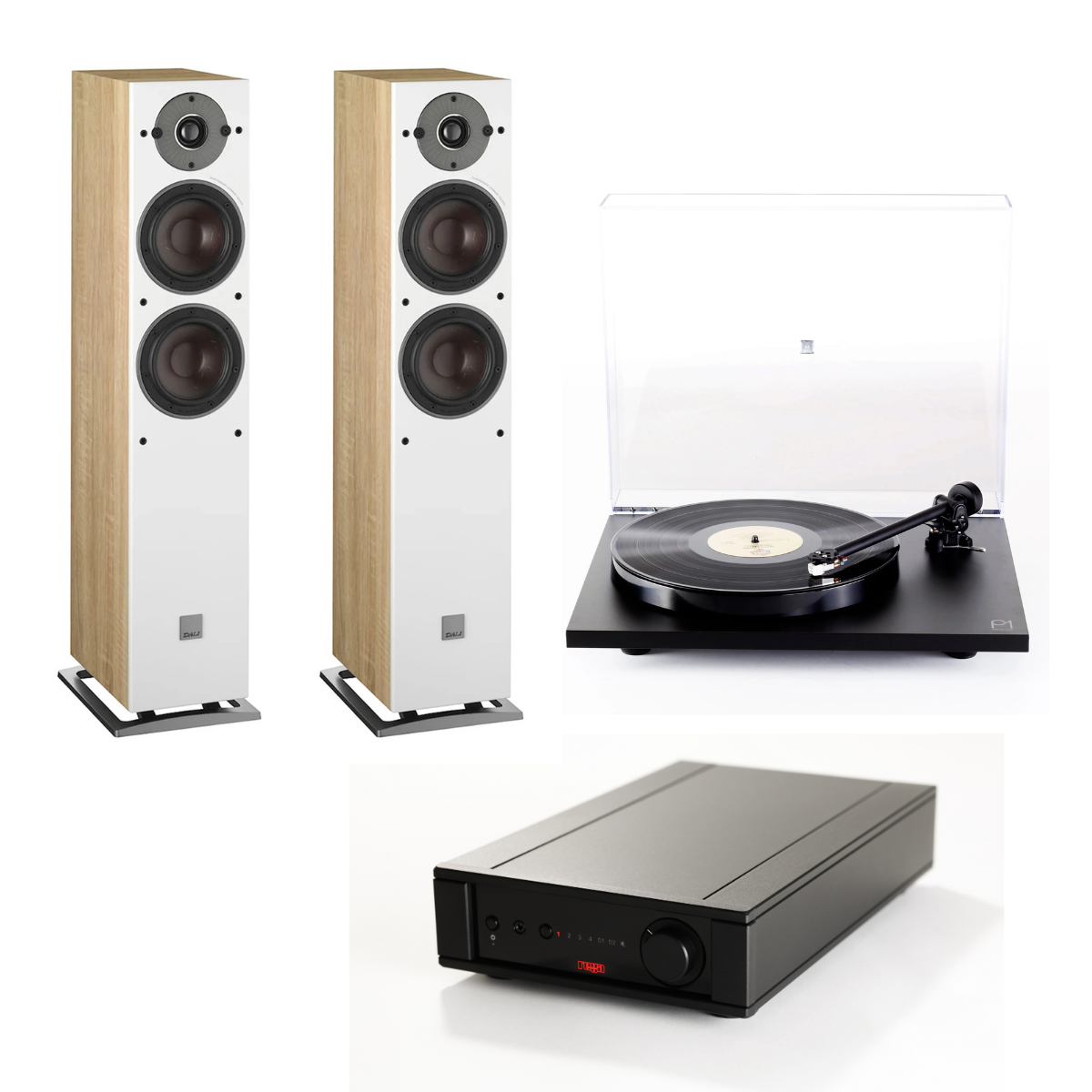 Pack Tornamesa Planar 1 Matt + Amplificador Brio MK7 + Parlantes Oberon 5