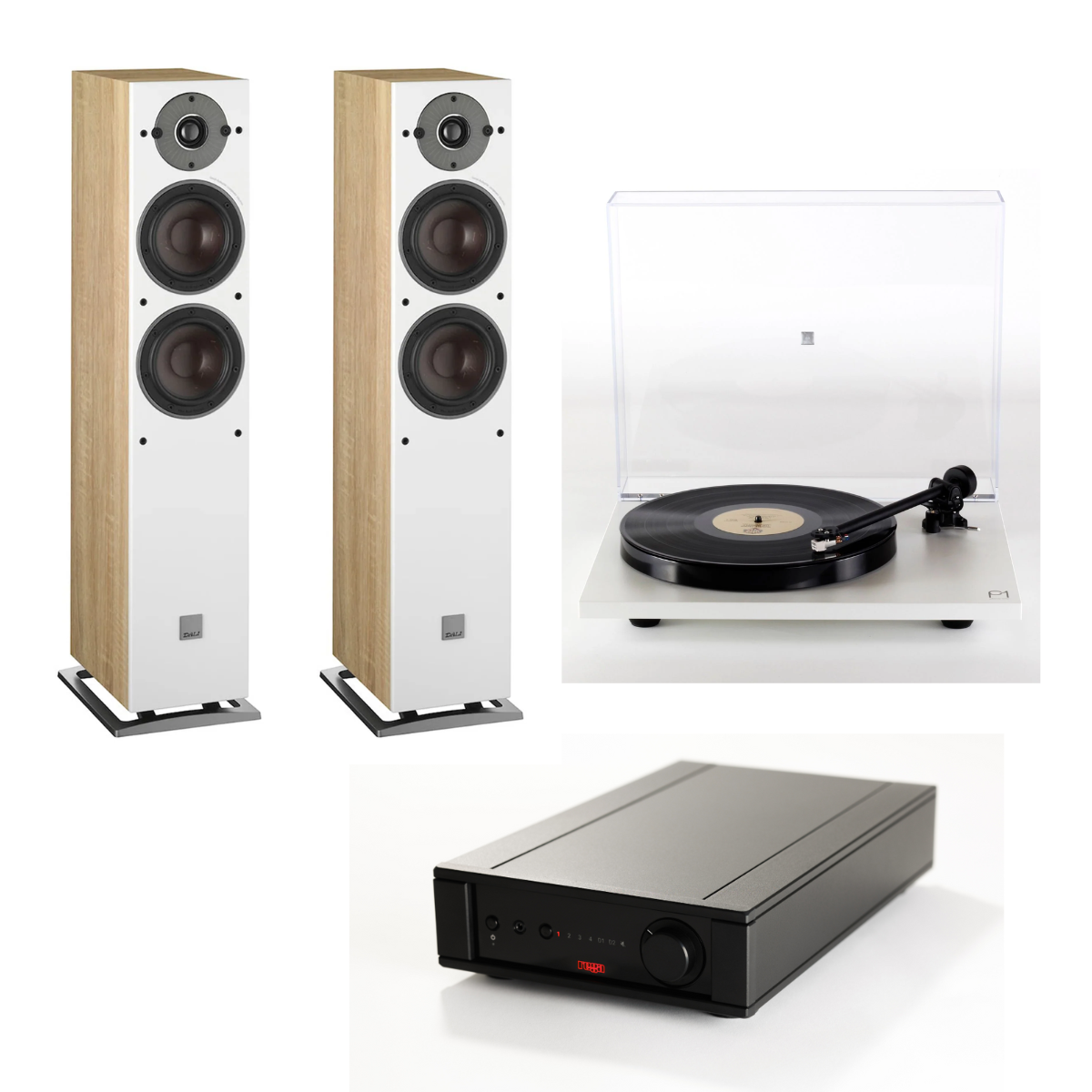 Pack Tornamesa Planar 1 Matt + Amplificador Brio MK7 + Parlantes Oberon 5