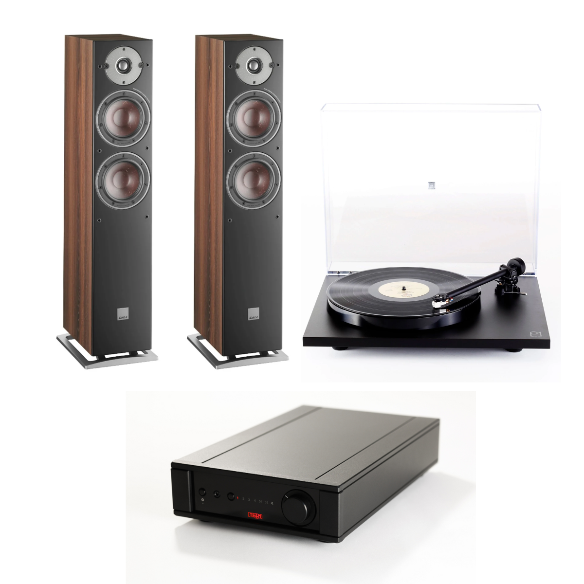 Pack Tornamesa Planar 1 Matt + Amplificador Brio MK7 + Parlantes Oberon 5