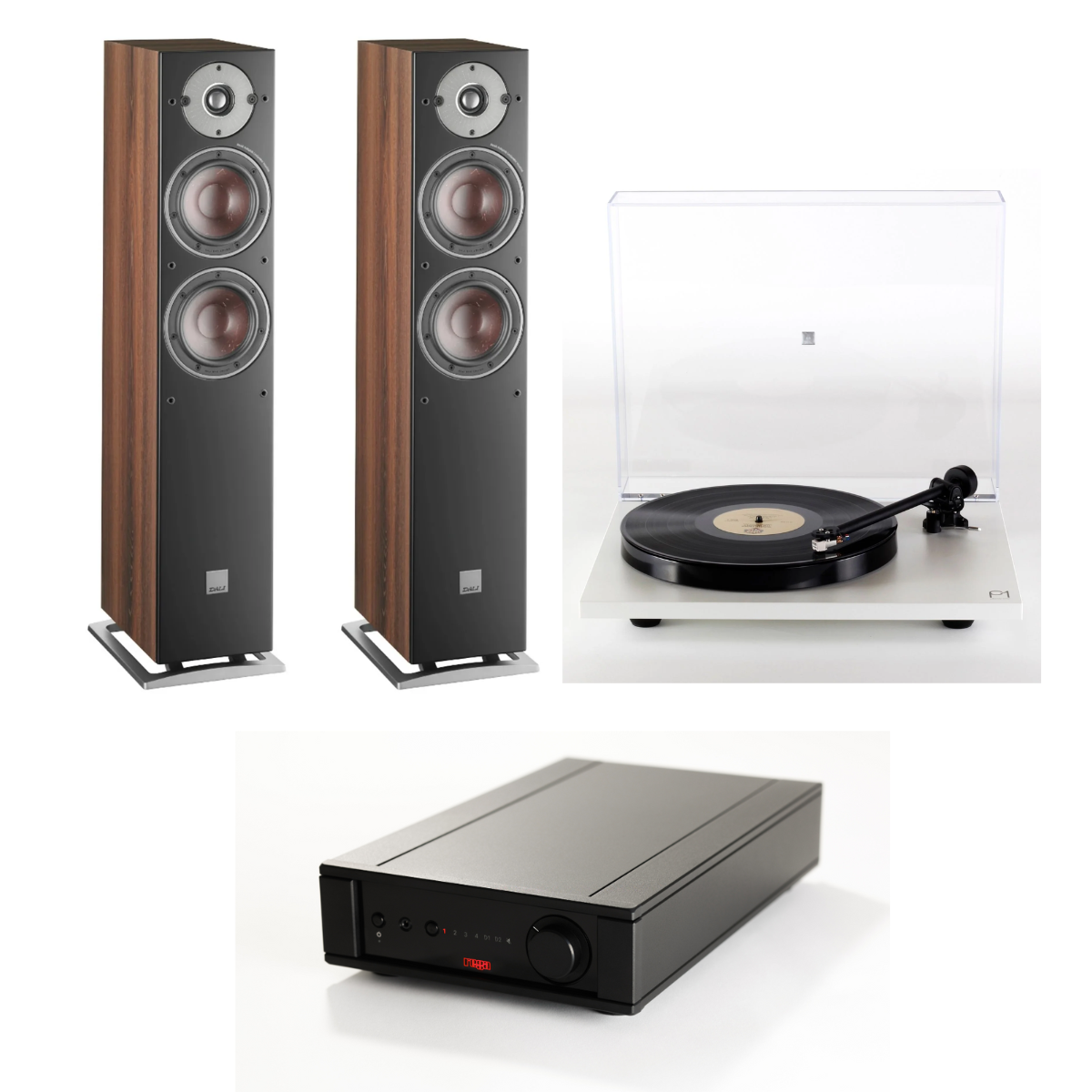 Pack Tornamesa Planar 1 Matt + Amplificador Brio MK7 + Parlantes Oberon 5