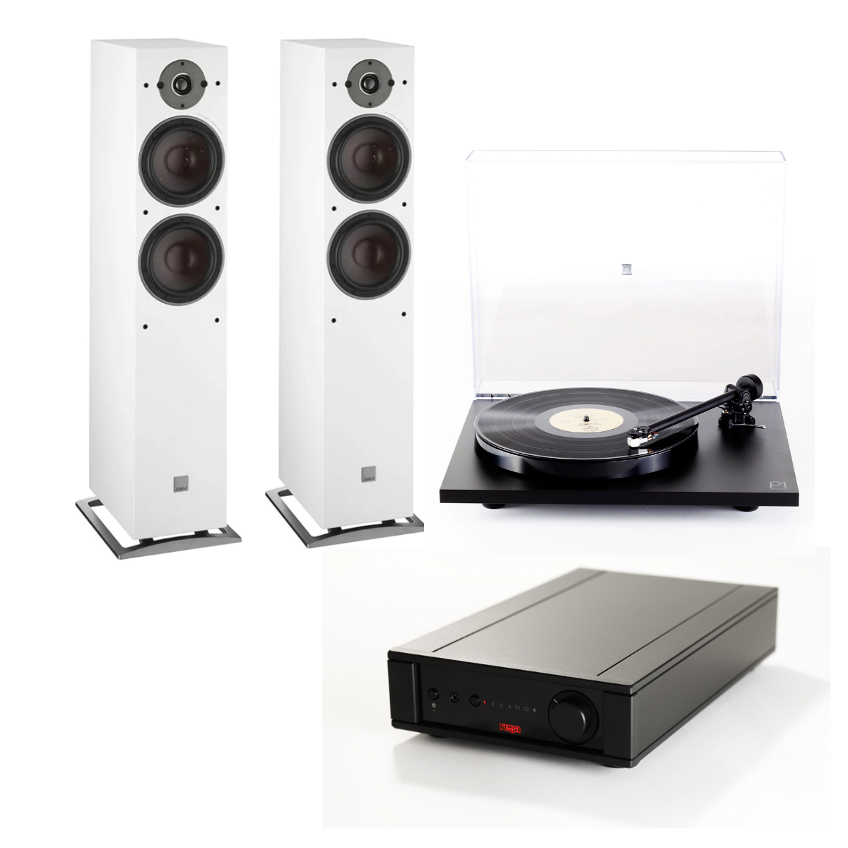 Pack Tornamesa Planar 1 Matt + Amplificador Brio MK7 + Parlantes Oberon 7