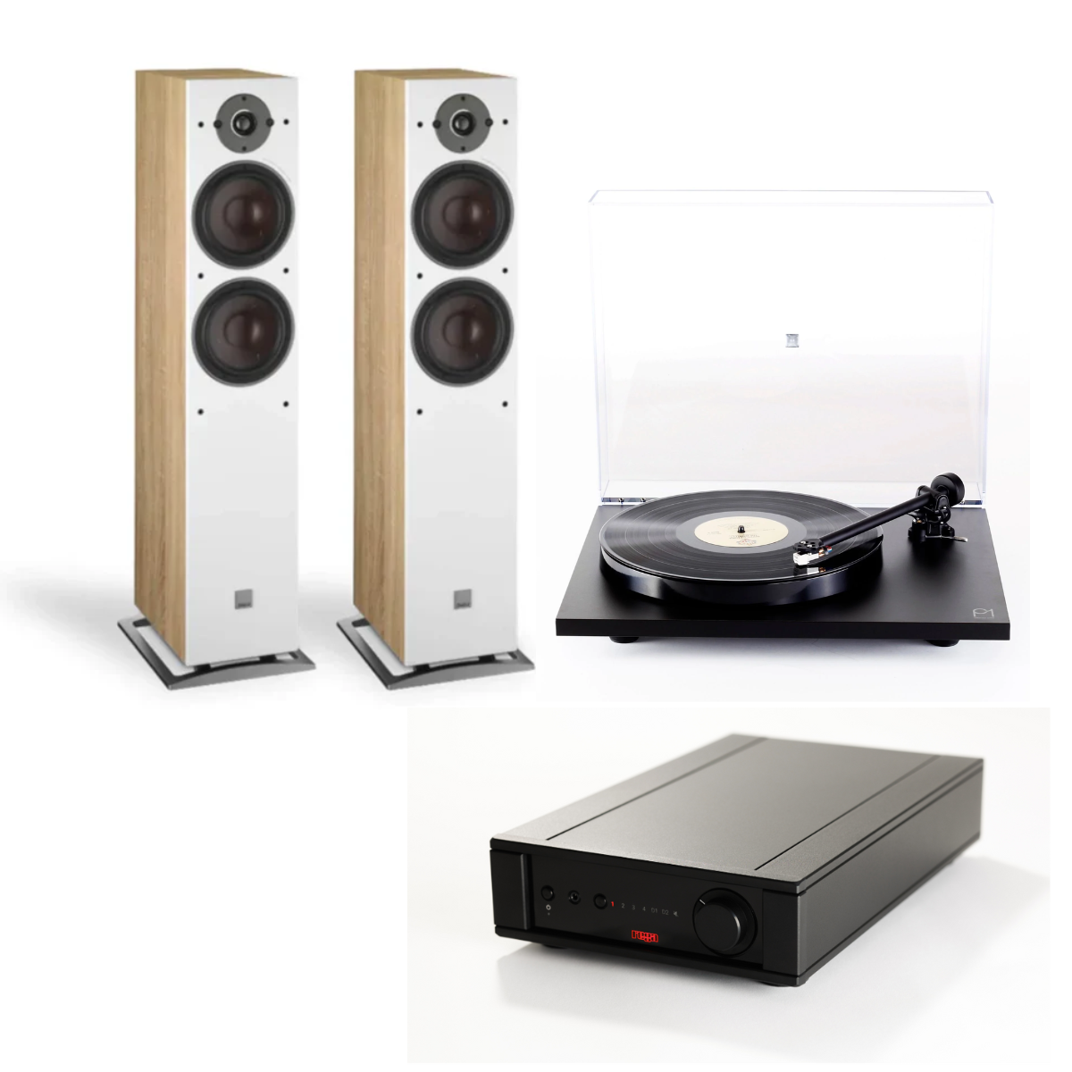 Pack Tornamesa Planar 1 Matt + Amplificador Brio MK7 + Parlantes Oberon 7
