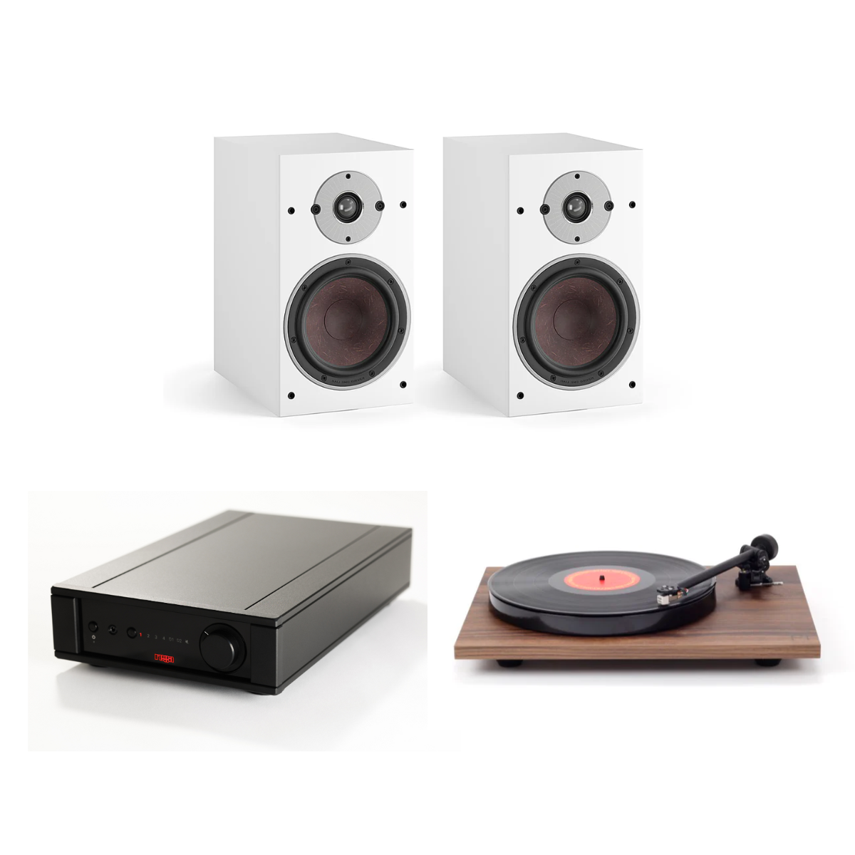 Pack Tornamesa Planar 1 Matt + Amplificador Brio MK7 + Parlantes Oberon 3