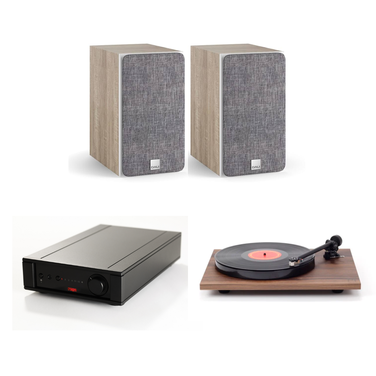 Pack Tornamesa Planar 1 Matt + Amplificador Brio MK7 + Parlantes Oberon 3