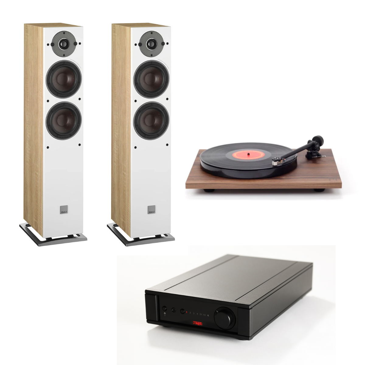 Pack Tornamesa Planar 1 Matt + Amplificador Brio MK7 + Parlantes Oberon 5