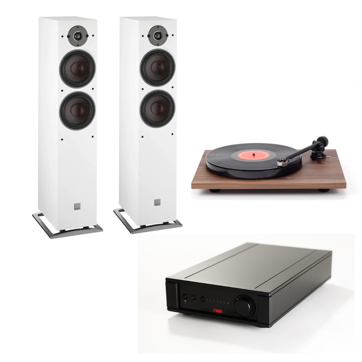 Pack Tornamesa Planar 1 Matt + Amplificador Brio MK7 + Parlantes Oberon 7