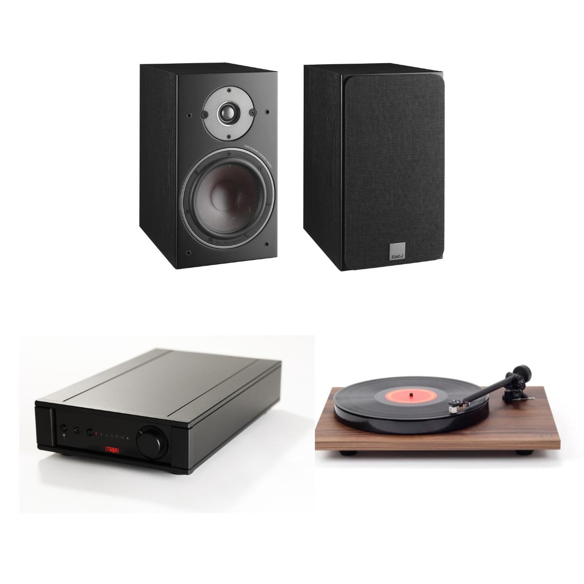 Pack Tornamesa Planar 1 Matt + Amplificador Brio MK7 + Parlantes Oberon 3