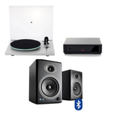 Pack Tornamesa Planar 2 + Preamplificador Fono MM MK5 + Parlantes A5+ Wireless (Preventa: Despachos a partir del 16 de Julio)