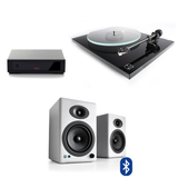 Pack Tornamesa Planar 2 + Preamplificador Fono MM MK5 + Parlantes A5+ Wireless (Preventa: Despachos a partir del 16 de Julio)