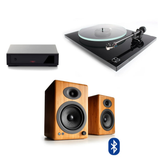Pack Tornamesa Planar 2 + Preamplificador Fono MM MK5 + Parlantes A5+ Wireless (Preventa: Despachos a partir del 16 de Julio)
