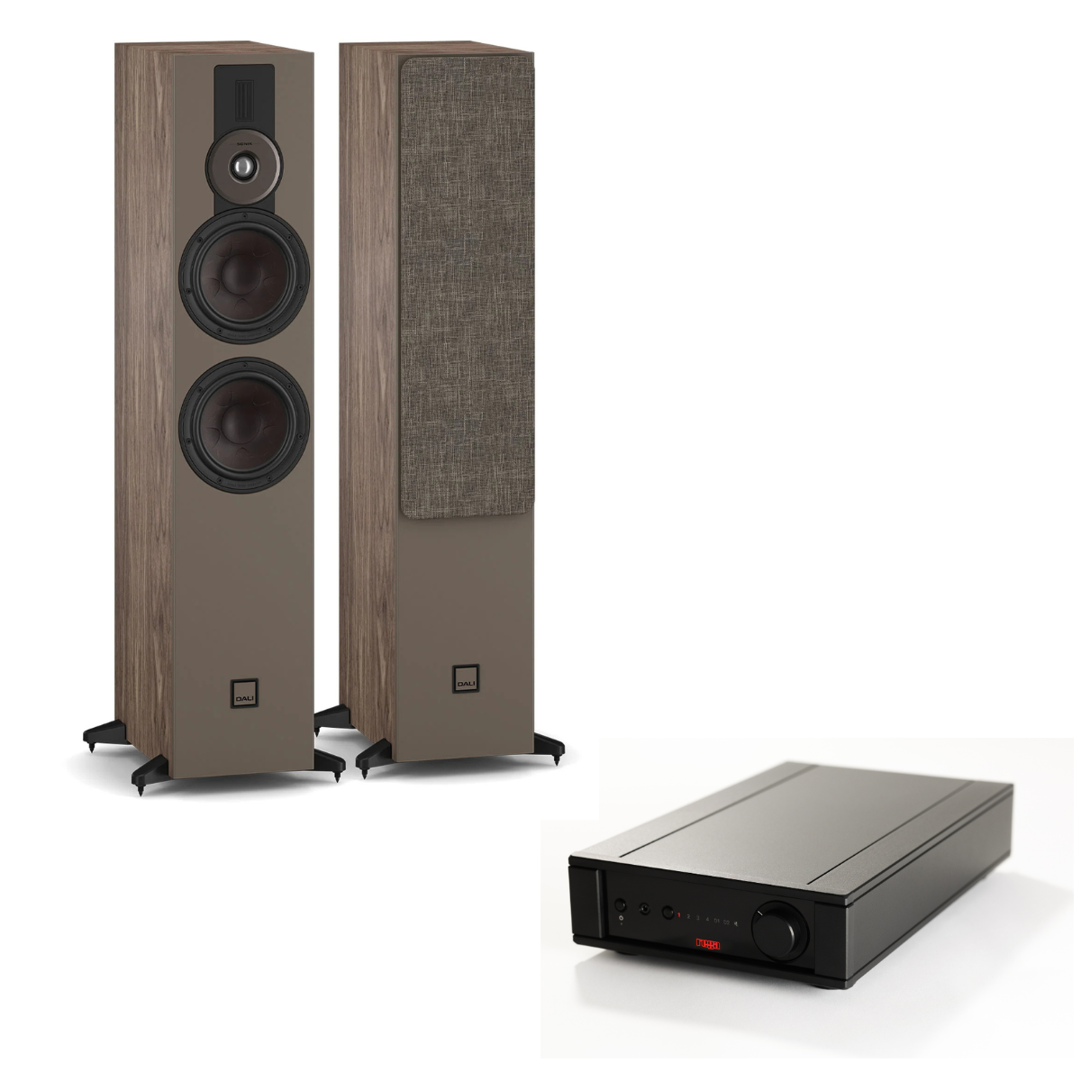 Pack Amplificador Brio MK7 + Parlantes Columna Sonik 7