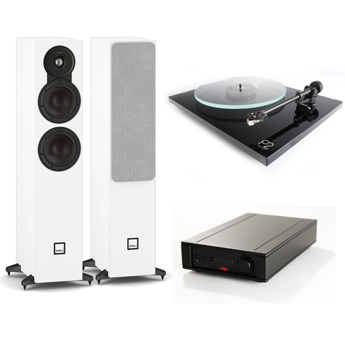 Pack Hi-Fi Vinilo — Tornamesa Planar 2, Amplificador Brio MK7 y Parlantes DALI Sonik 5 (Preventa: Despachos a partir del 29 de Julio)