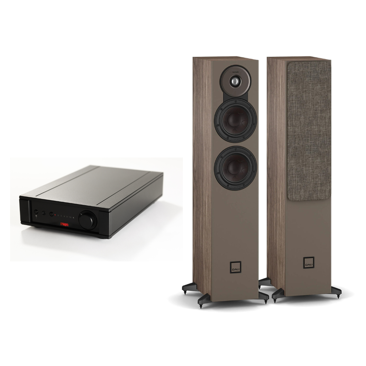 Pack Amplificador Brio MK7 + Parlantes Sonik 5