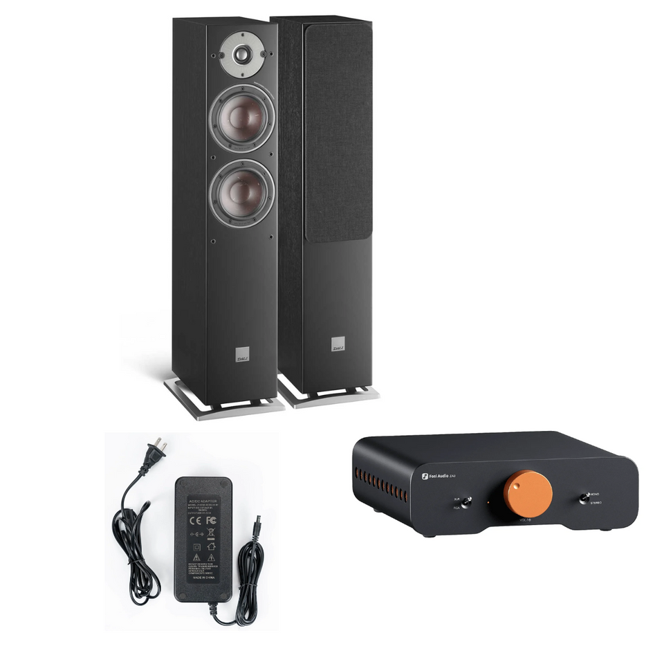 Pack Amplificador ZA3 + Fuente 48V + Parlantes Oberon 5