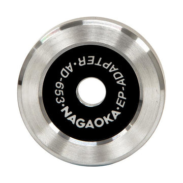 Adaptador de 45 rpm Nagaoka AD-653 para vinilos de 7 pulgadas
