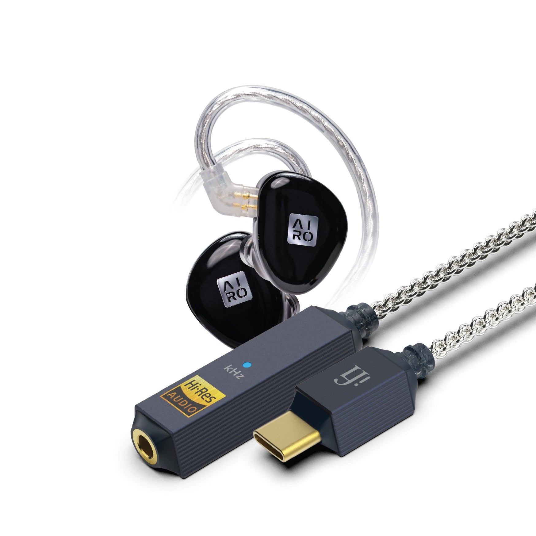 Kit iFi GO link 2 con audífonos in-ear AIRO Astra