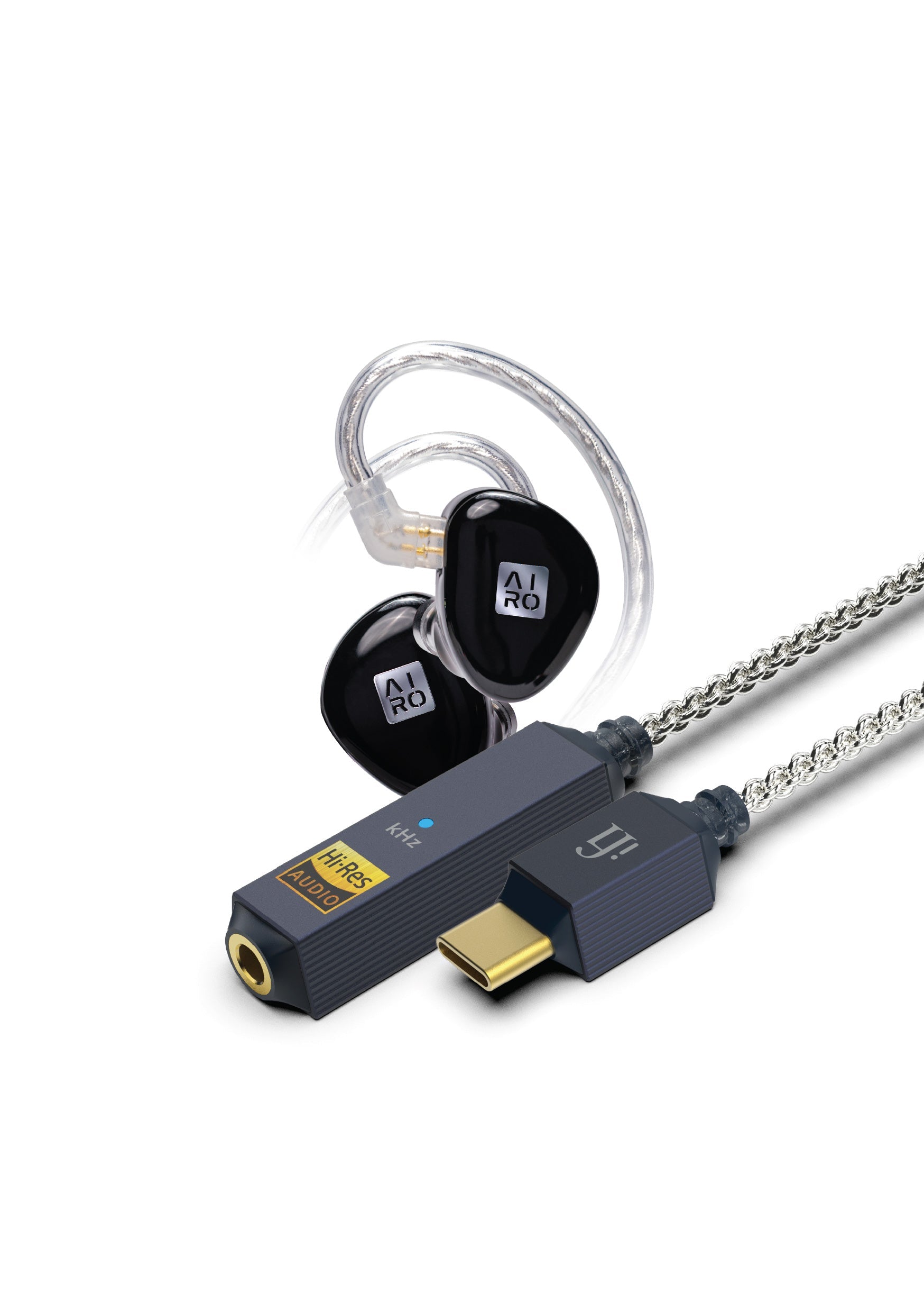 Kit iFi GO link 2 con audífonos in-ear AIRO Astra