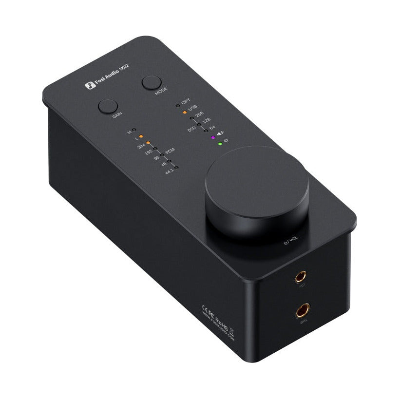 Amplificador de audífonos Fosi Audio SK02 con entrada óptica