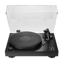 Tornamesa AT-LP8X de tracción directa con plato de aluminio de 2kg, brazo J-shape y cápsula AT-VM95E incluida