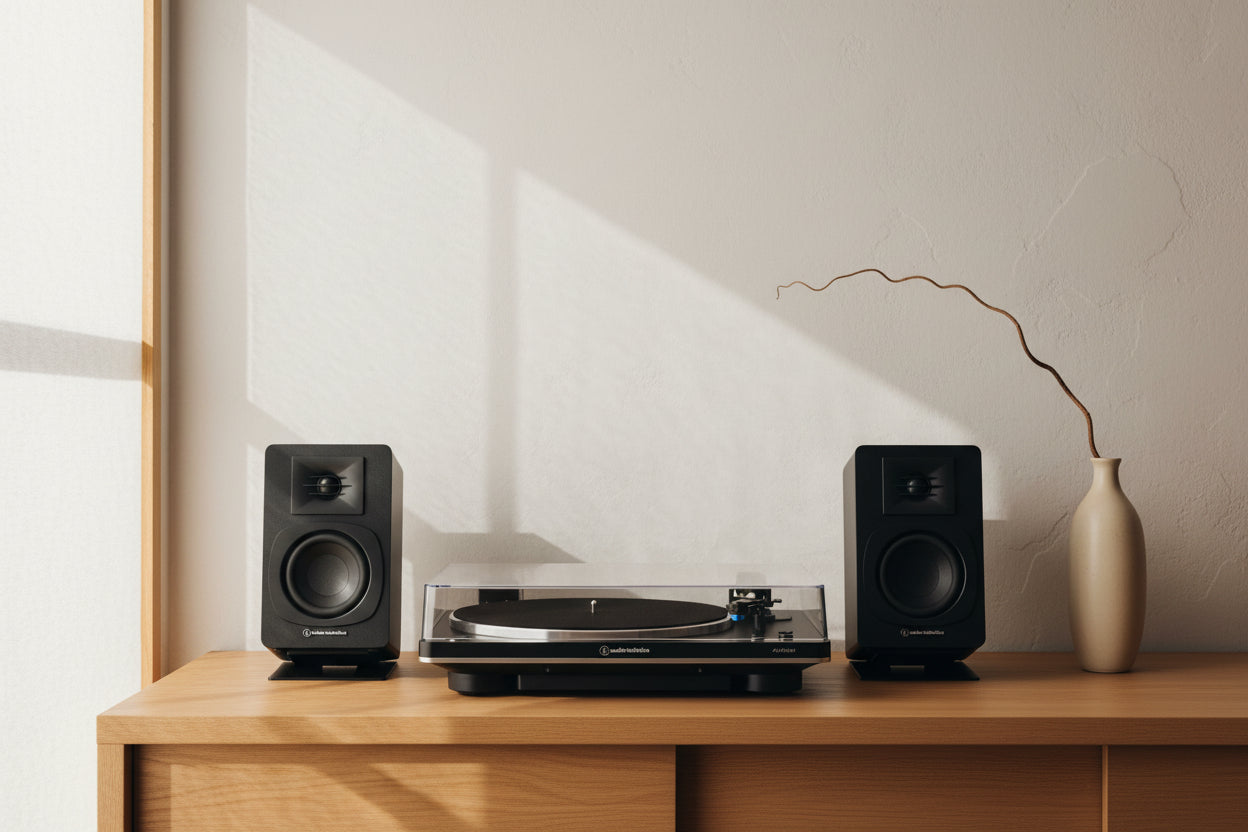 AT-SP3X con una tornamesa