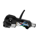 Cápsula Audio-Technica AT-VM95EBK/H negra con portacápsula